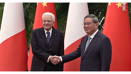 Mattarella a Pechino: “Intensificare i rapporti Italia-Cina sotto ogni aspetto”