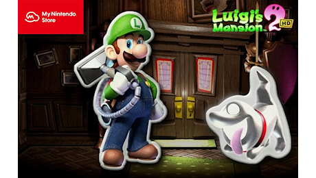 Disponibile sul My Nintendo Store un set di spille di Luigi's Mansion 2 HD!