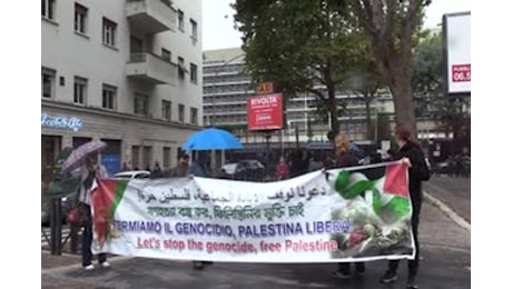 Roma, sit-in a piazzale Clodio per il manifestante arrestato negli scontri del 5 ottobre