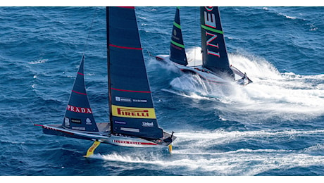 Luna Rossa Prada Pirelli prova a rompere l’equilibrio con INEOS Britannia nella 4ª giornata di finali