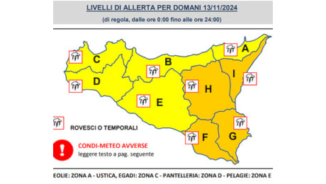 E' ancora allerta meteo in Sicilia. Ma migliorano le condizioni