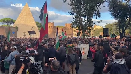 Roma: corteo pro Palestina sabato 12 ottobre. Percorso e strade chiuse, bus deviati e info