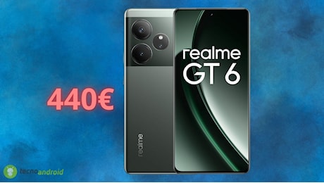 Realme GT6: il prezzo è CONCORRENZIALE su Amazon, sconto imperdibile