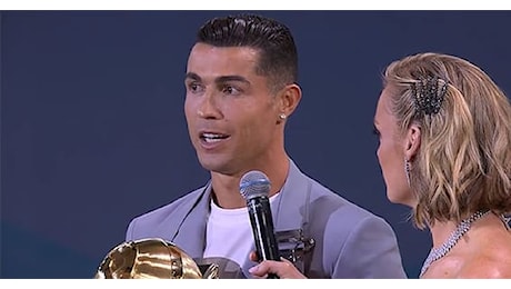 Globe Soccer Awards, Cristiano Ronaldo: 'Un giorno sarò proprietario di un grande club'. Video