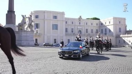 Il Presidente Mattarella incontra l'emiro del Qatar Tamim bin Hamad al-Thani