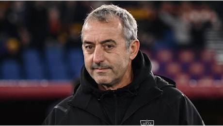 Lecce, Giampaolo: Complimenti a Baroni. Salvezza? Bisogna arrivare a maggio