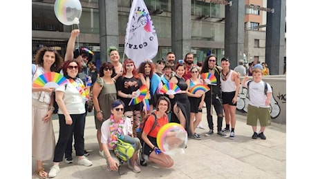 L'arcobaleno di Canegrate alla parata Pride per le strade di Milano