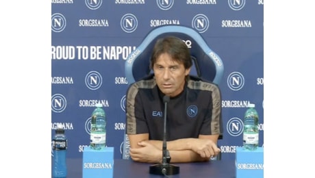 Inter - Napoli, la conferenza stampa di Antonio Conte live alle 14:30