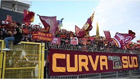 Roma-Inter, un altro striscione in Curva Sud: Friedkin: la vostra assenza è talmente palese, che a parlare mandate un francese