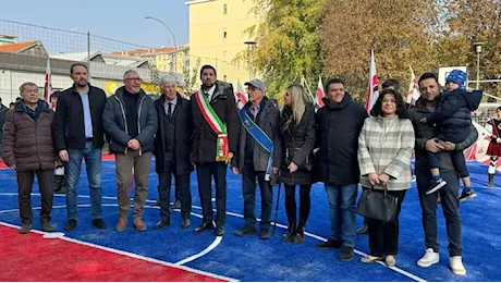 Gasperini regala un campetto alla sua Grugliasco: «Felicità e orgoglio» - Foto e video