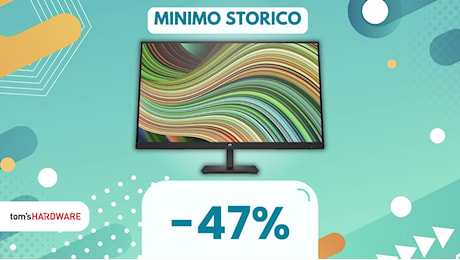 Elegante e comodo: questo monitor HP è PERFETTO per l'ufficio e costa MENO DI 100€! (-47%)