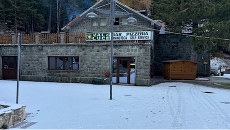 Prima nevicata della stagione all'Abetone