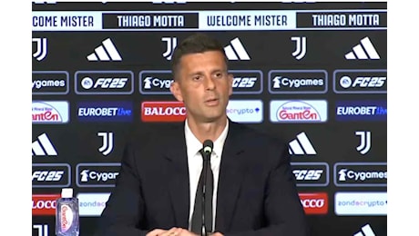 Juventus-Lazio, conferenza Thiago Motta: “Reazione fantastica di Douglas Luiz” | LIVE