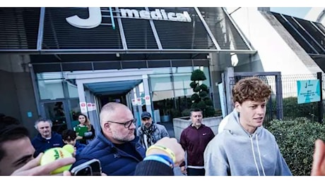 Atp Finals: primo allenamento per Sinner al Circolo della Stampa di Torino