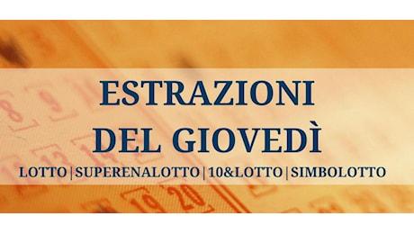 Estrazione SuperEnalotto, Lotto e 10eLotto del 19 dicembre 2024: i numeri vincenti