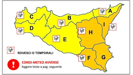 Allerta meteo in Sicilia, scuole chiuse in diversi comuni