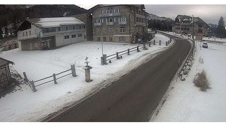 In arrivo deboli nevicate sul Trentino e dintorni, poi un brusco calo termico