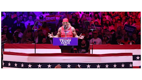 Trump infiamma il Madison Square Garden, Hulk Hogan: Qui non ci sono nazisti, ma solo americani