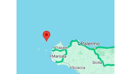 TERREMOTO, SCOSSA ALL’ALBA NEL TRAPANESE: MAGNITUDO 4.1