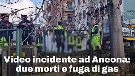 Video incidente ad Ancona: due morti e fuga di gas