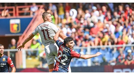 Beffa finale per la Roma, col Genoa finisce 1-1