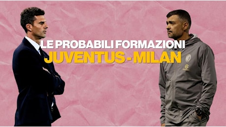 Il primo Milan di Conceiçao, Motta rilancia Cambiaso: le probabili formazioni