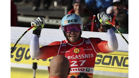 Monney festeggia anche il terzo posto nel superG di Bormio