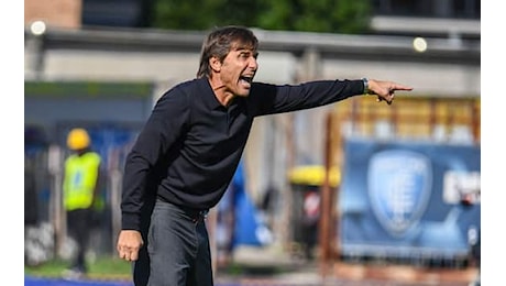 Empoli-Napoli, Conte: Male l'approccio, mi è piaciuta la reazione