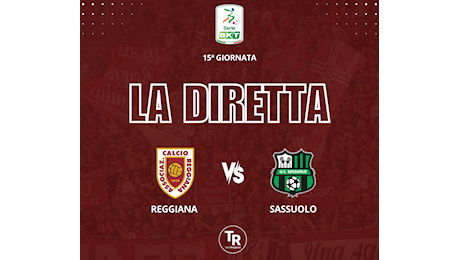 [LIVE] Reggiana-Sassuolo 0-1. Grande parata di Moldovan sul sinistro di Pettinari