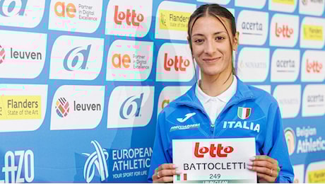 Battocletti, ancora un trionfo: oro con record italiano nella 10 km agli Europei su strada