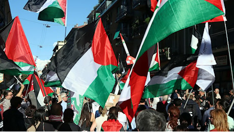 Manifestazione pro Palestina a Roma, in 400 dai centri sociali del Veneto