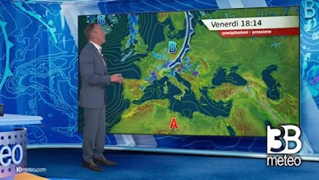 Previsioni meteo video di venerdì 02 agosto sull'Italia