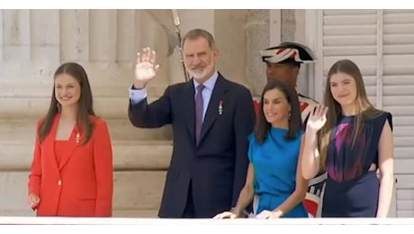 IL VIDEO. Madrid, cerimonia per i 10 anni dell'incoronazione di Felipe VI
