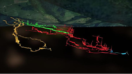 Abisso Bueno Fonteno, il modello 3D del reticolo di grotte e tunnel dove è rimasta bloccata la speleologa