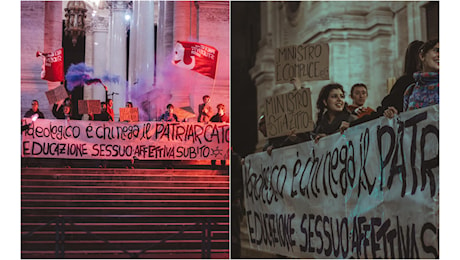 Studenti al Miur rispondono a Valditara: Ideologico è chi nega il patriarcato