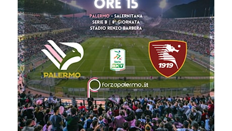 PALERMO-SALERNITANA 0-1 LIVE / Intervallo al Barbera